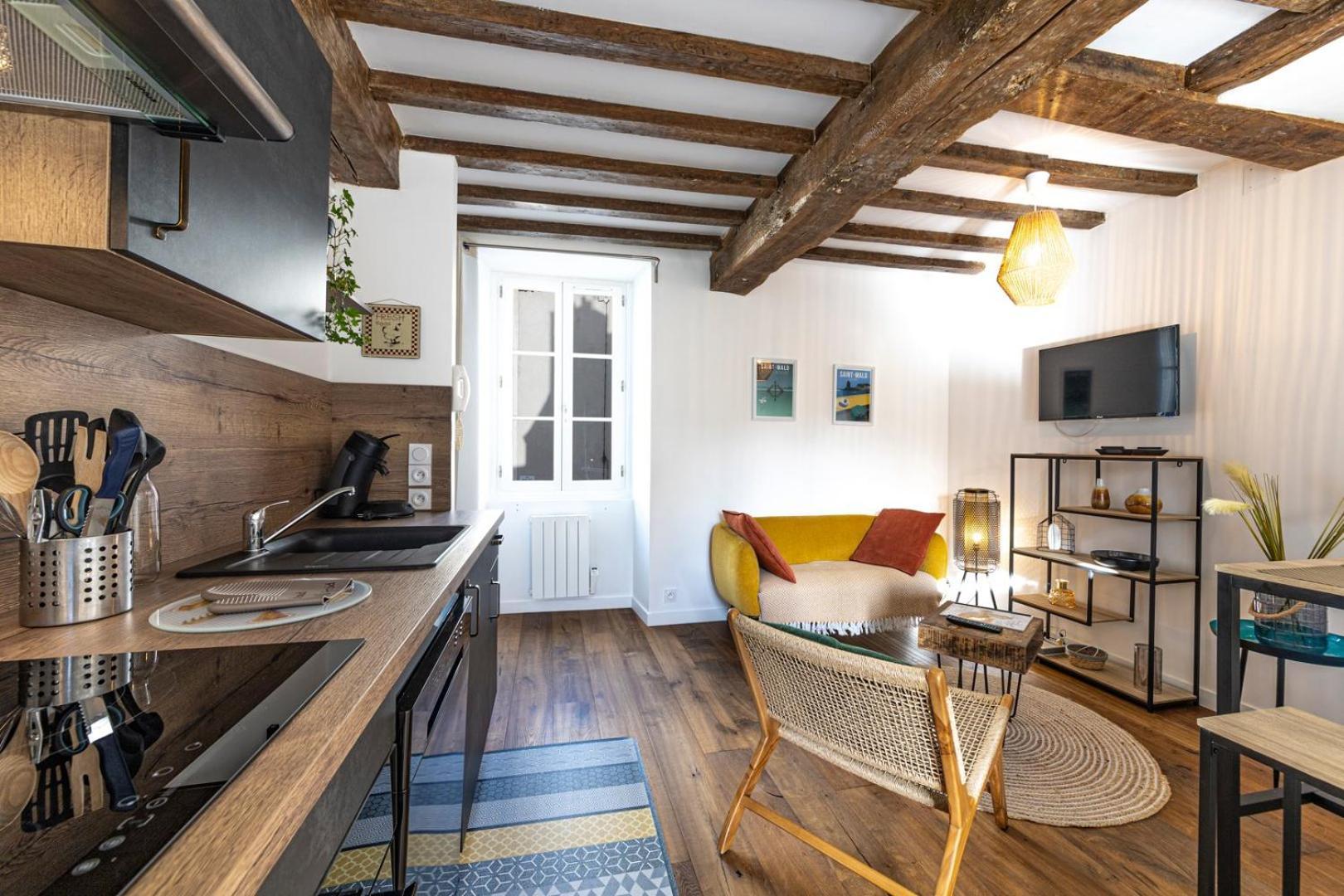 Appartement Le Petit Vauban - Petit Cocon Renove - Proche à Saint-Malo Extérieur photo